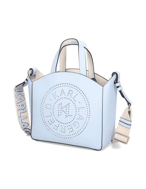 K/circle sm tote perforated Karl Lagerfeld