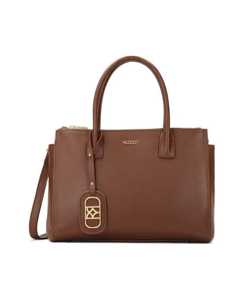 Kabelka Kazar Stylish leather handbag in minimal style