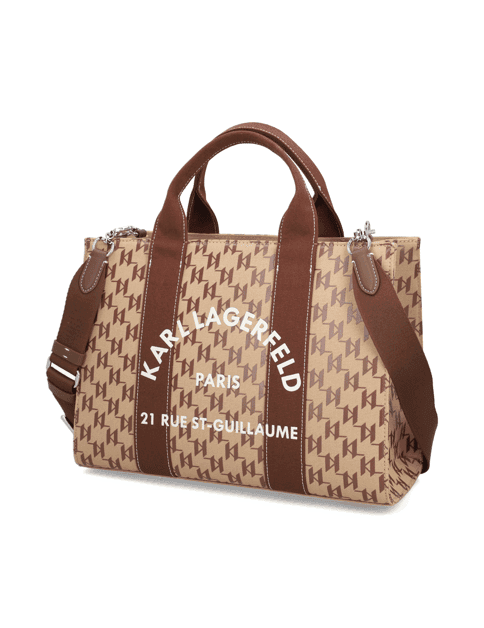 Kabelka Karl Lagerfeld K/RSG Square Mono MD Tote, hnědá
