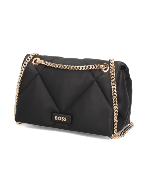 Kabelka přes rameno BOSS Abelie Flap Crossbody, černá