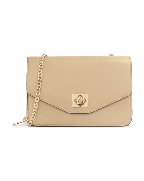 Kabelka Kazar Beige accordion mailbag with flap