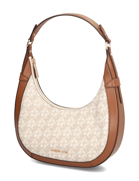 Kabelka Michael Kors Preston SM Crescent TZ Shldr, bílá