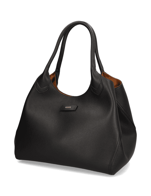 Kabelka Shopper BOSS, černá