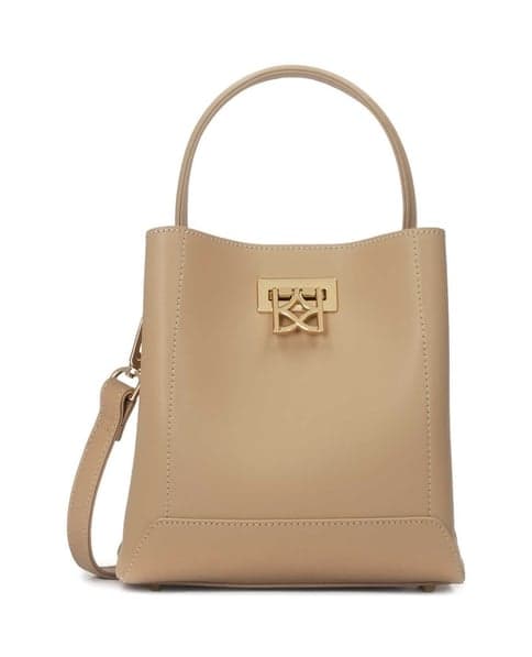 Kabelka Kazar Leather bag with a large metal fastening