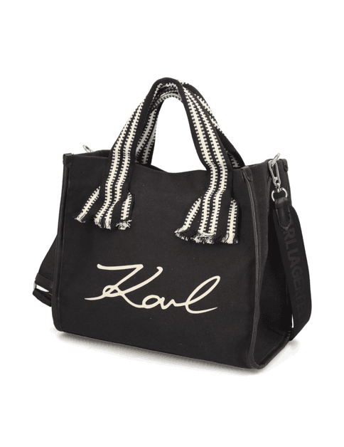 K/signature webbing shopper Karl Lagerfeld