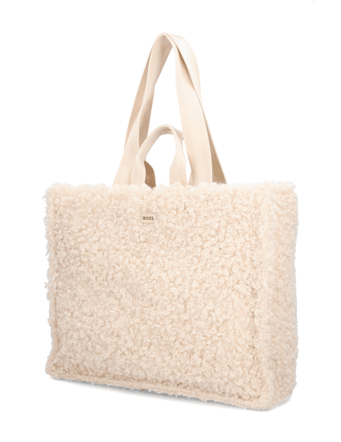 Kabelka Shopper BOSS, béžová