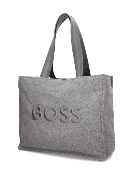 Kabelka Shopper BOSS, šedá