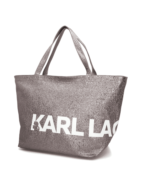 Kabelka Shopper Karl Lagerfeld, šedá