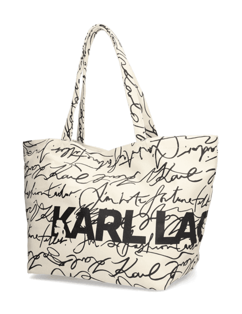 Kabelka Shopper Karl Lagerfeld, béžová
