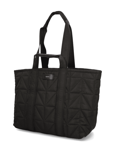 Kabelka Shopper BOSS, černá