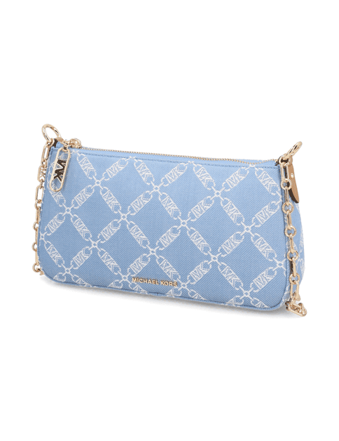 Kabelka přes rameno Michael Kors Empire MD Chain Pouchette, modrá