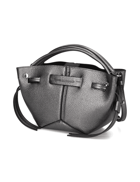 Kabelka přes rameno Karl Lagerfeld K/Pierced Mini Bucket Metallic