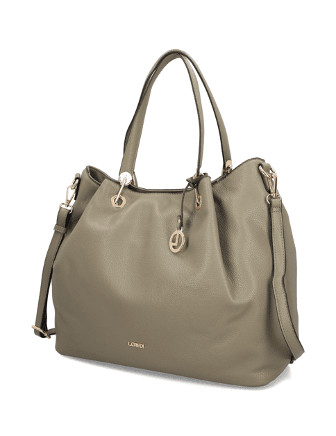 Kabelka L.Credi Big slouchy bag Ebony, zelená