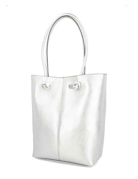 Kabelka Shopper Pat Calvin, stříbrná