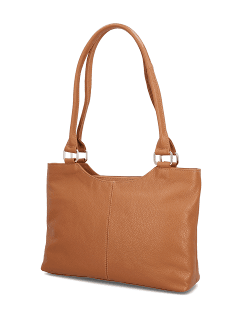 Kabelka Shopper Lazzarini, hnědá