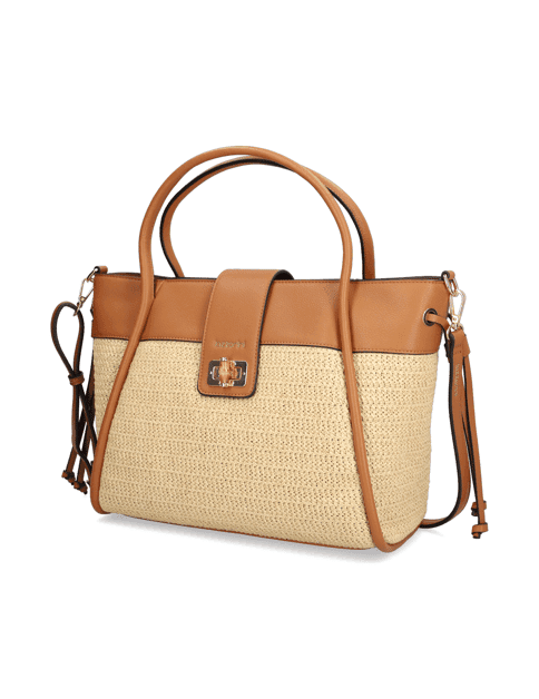 Kabelka Shopper Lazzarini, béžová