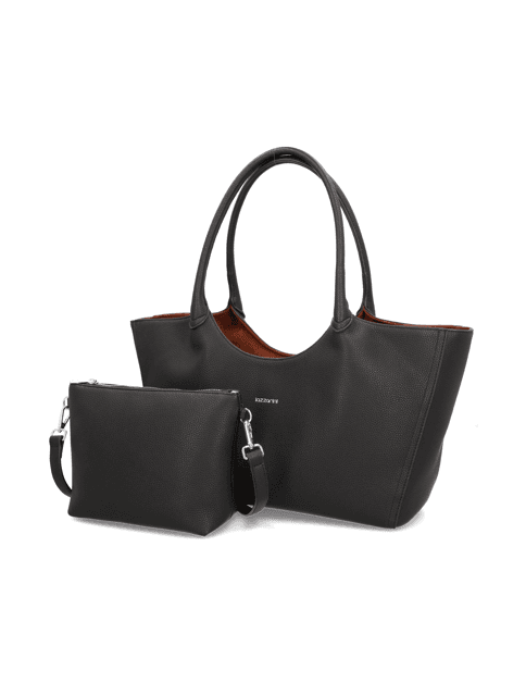 Kabelka Shopper Lazzarini, černá
