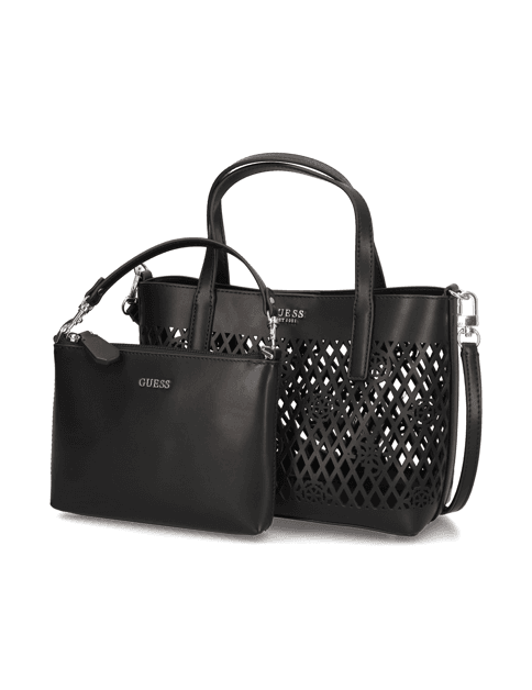 Kabelka Guess Letty 2 IN 1 Mini Tote, černá