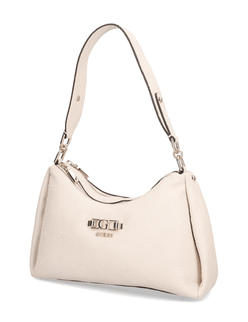 Kabelka Guess Anise Double ZIP Shoulder BAG, bílá