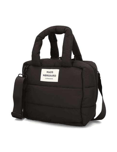 Kabelka Mads Nørgaard Boxy Bag, černá