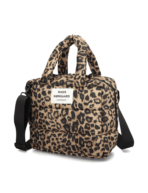 Kabelka Mads Nørgaard Boxy Bag, hnědá