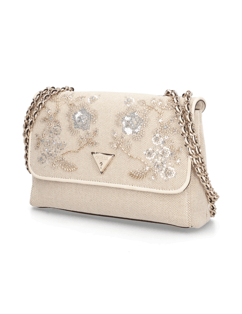 Kabelka přes rameno Guess Giully II 2 Comp Cnvrtble Flap