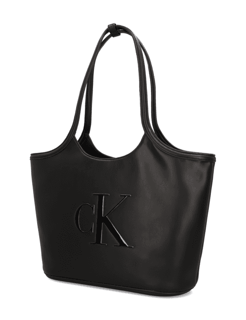 Kabelka Calvin Klein Bold CK Shopper, černá