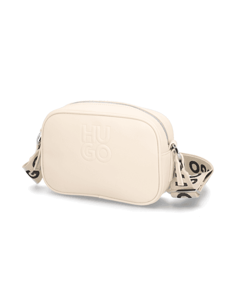 Kabelka přes rameno HUGO Bel Crossbody H.S., bílá