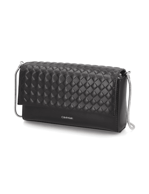 Kabelka přes rameno Calvin Klein Calvin Mini Quilt Mini Crossbody, černá