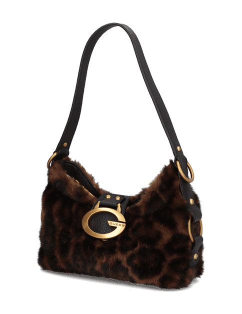 Kabelka přes rameno Guess Camden Mini Shoulder BAG, hnědá