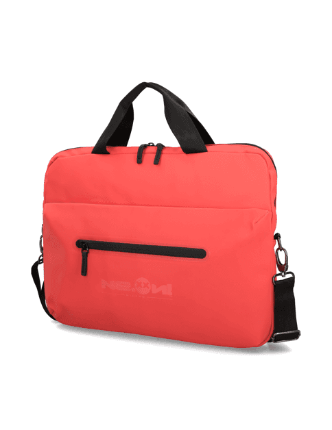 Kabelka NEON Milano Tech Document BAG, červená