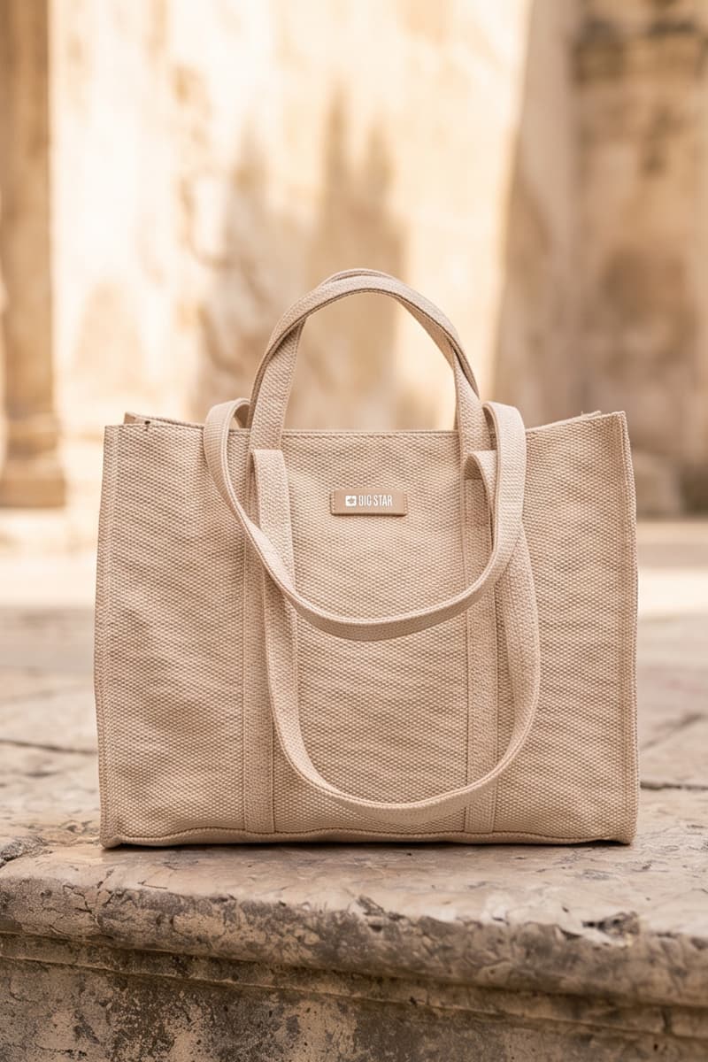 Dámská shopper kabelka Big Star, krémová 2