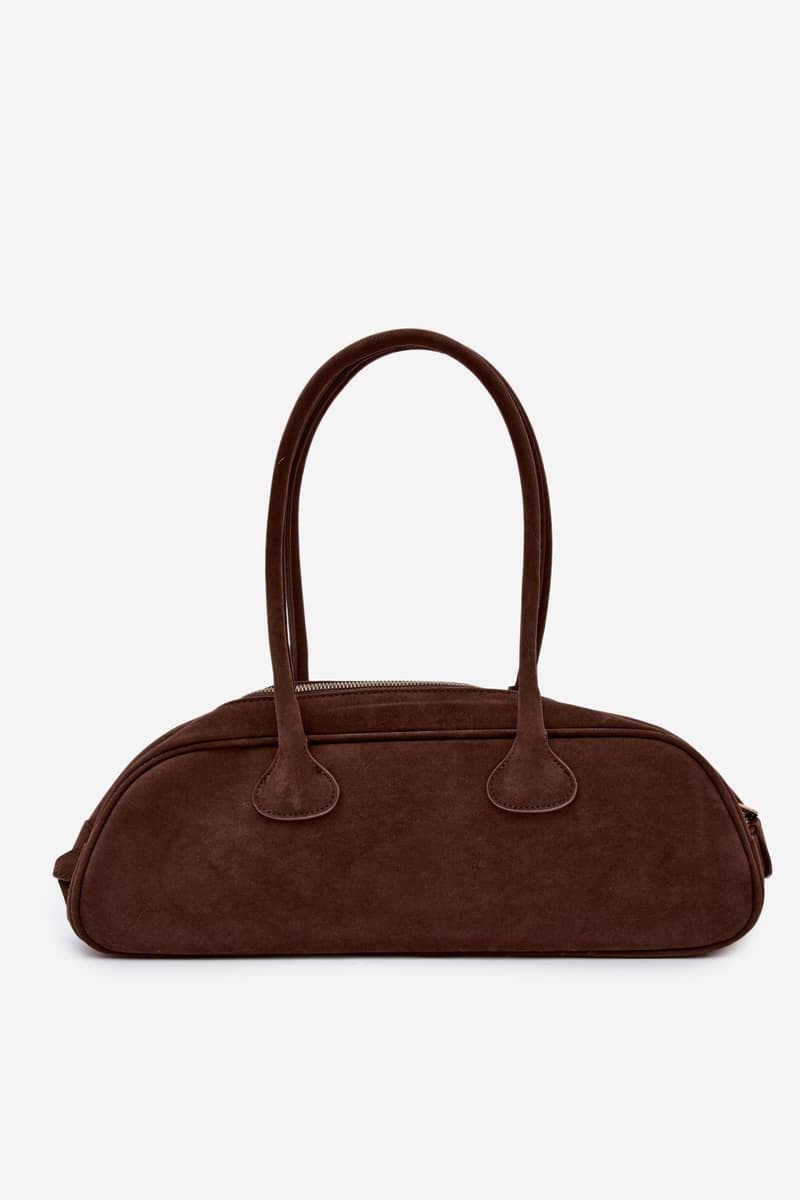 Flora&Co čokoládová bageta kabelka 3