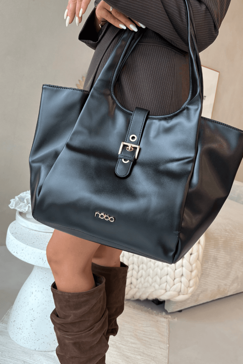 Shopper taška s přezkou Nobo 5