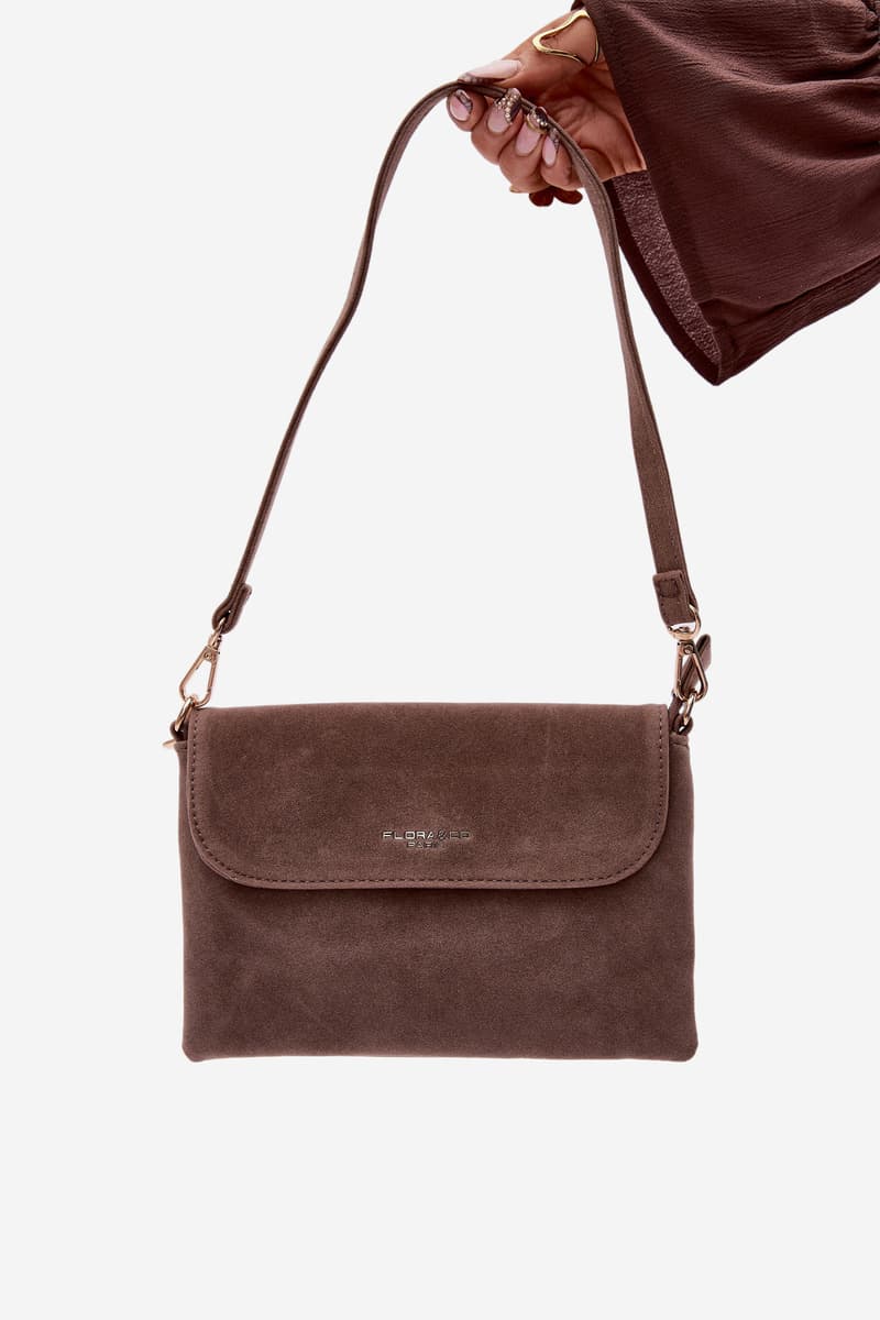 Flora&Co malá crossbody taška z eko semiše 5