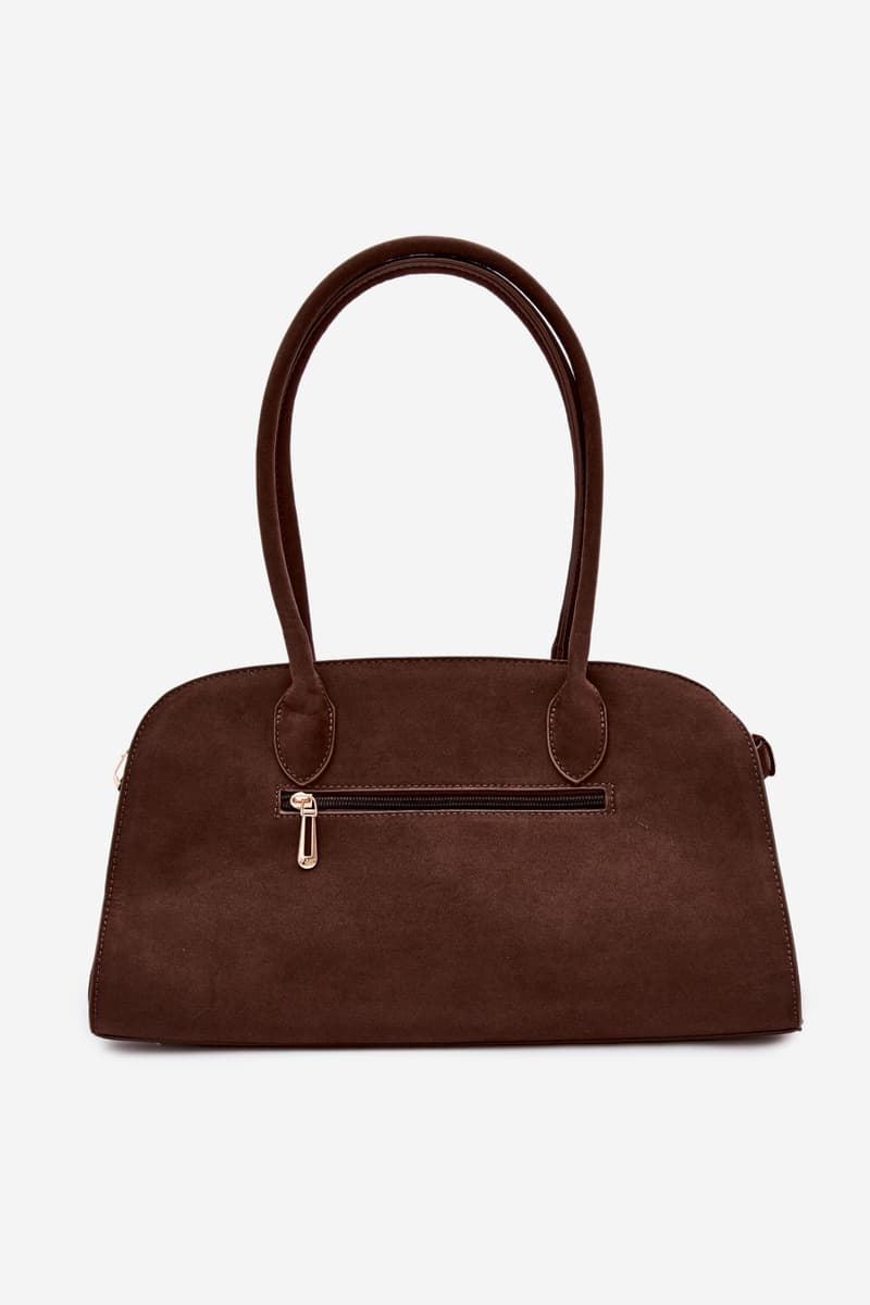 Flora&Co Violette Eco Semišová čokoládová kabelka 3