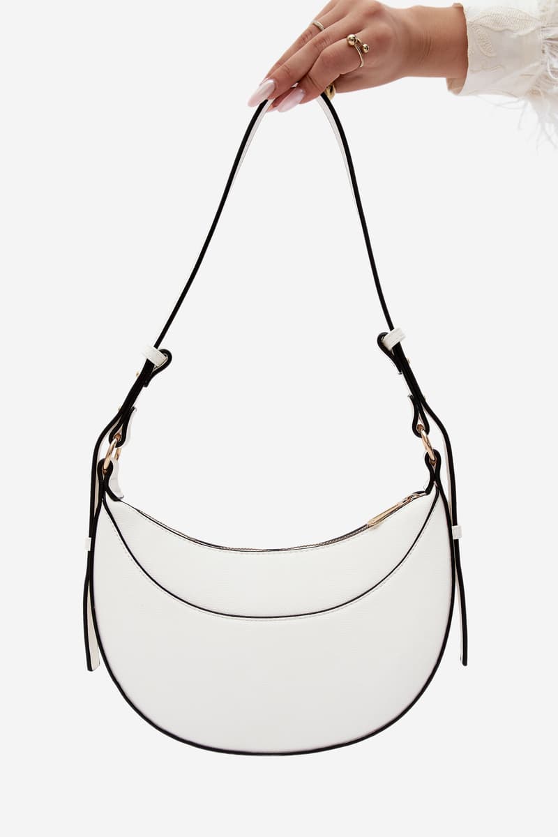Flora&Co malá kabelka z umělé kůže bílá 3