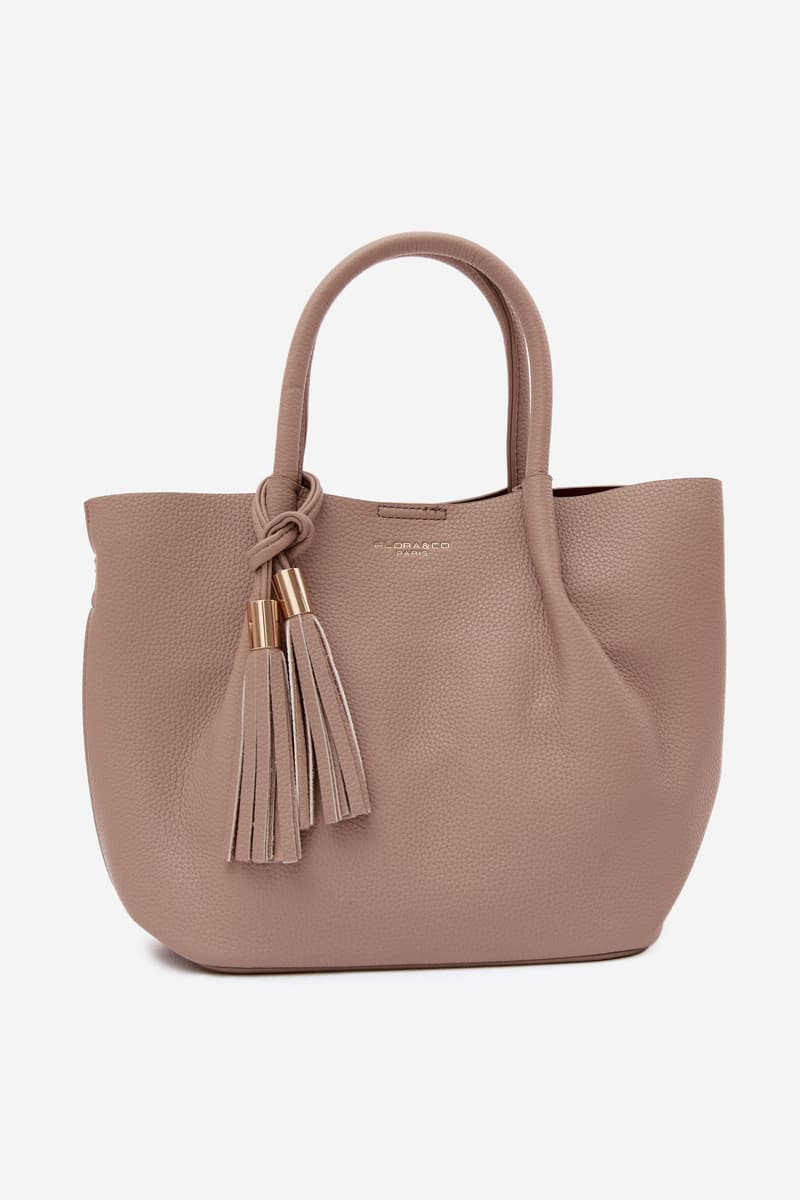 Flora&Co béžová kabelka z umělé kůže