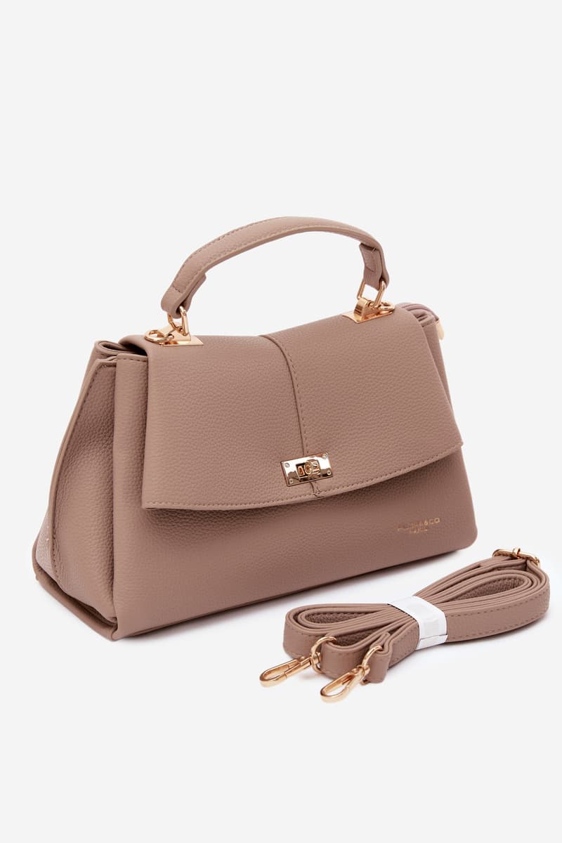 Flora&Co dámská kožená kabelka Beige Sybella 3