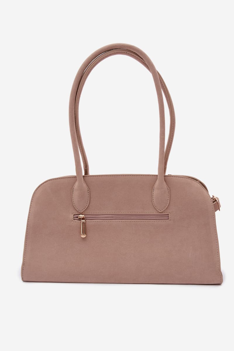 Flora&Co béžová kabelka ze semiše 3