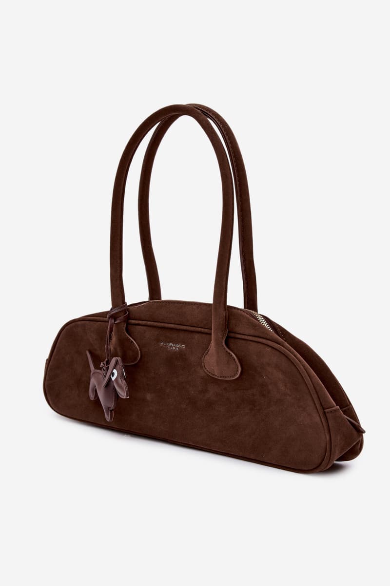 Flora&Co čokoládová bageta kabelka 2