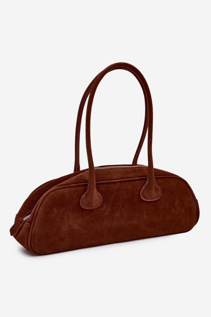 Kabelka Flora&Co Camel z Eko Semiše s Přívěskem 3
