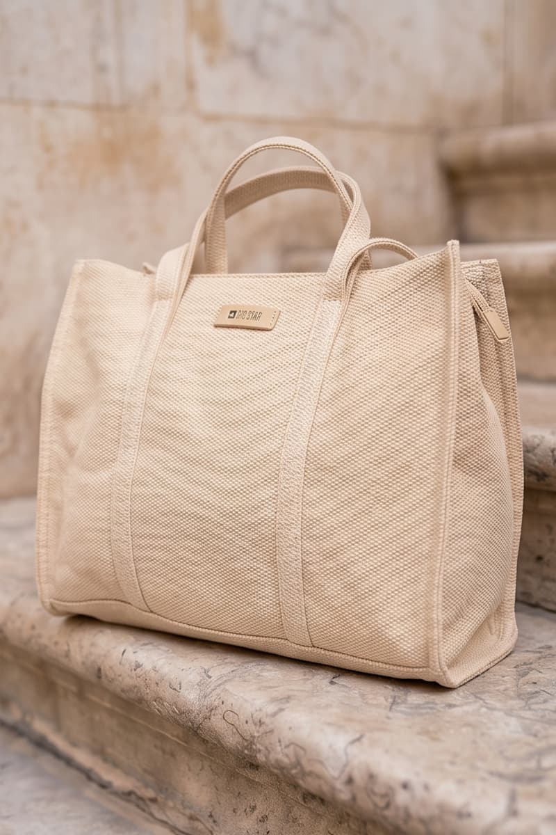 Dámská shopper kabelka Big Star, krémová 3