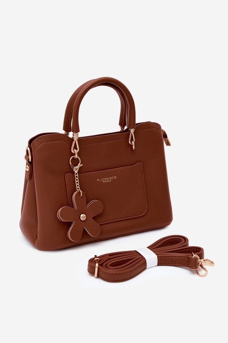 Flora&Co Taupe Noomi kabelka z imitace kůže 3