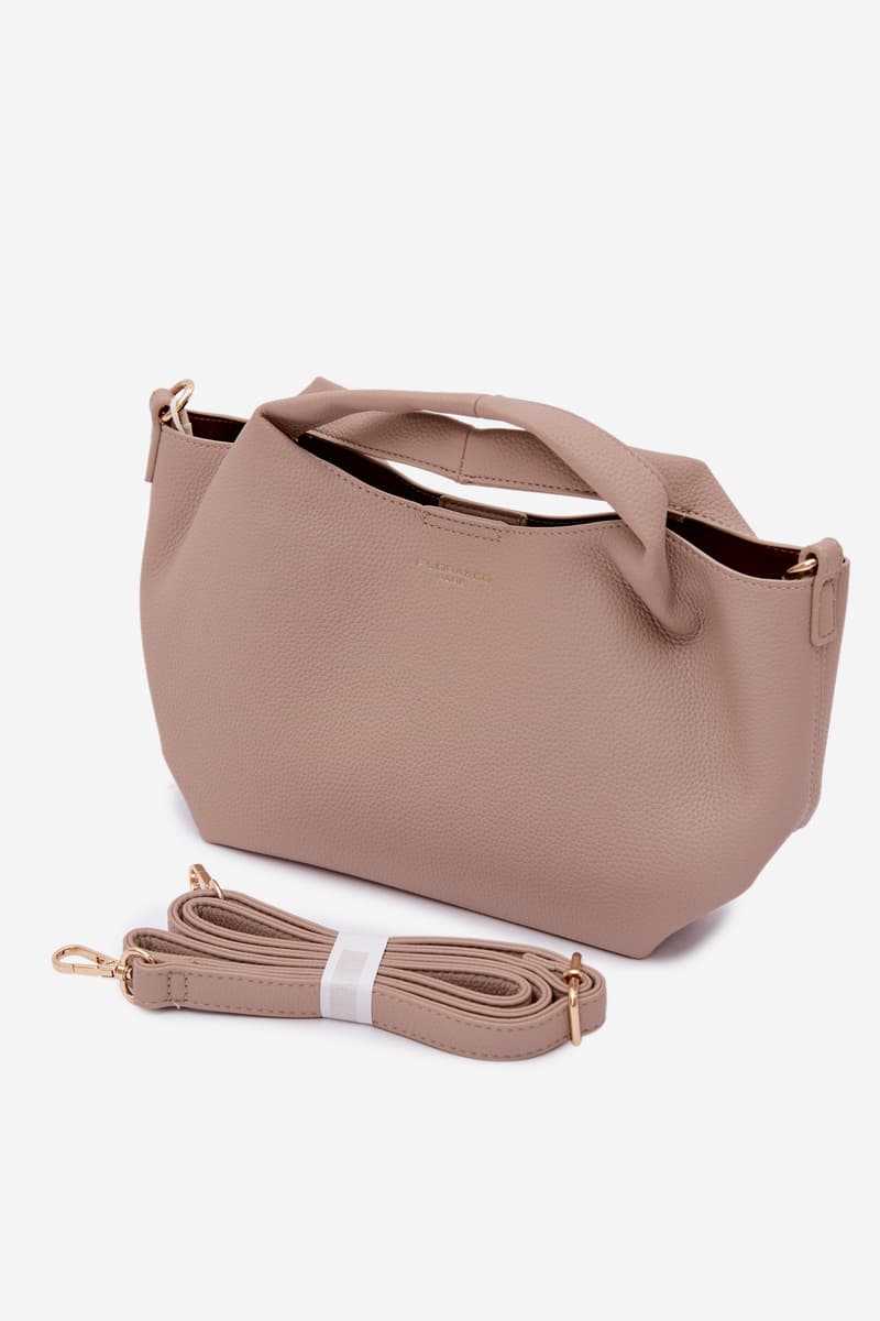 Flora&Co béžová imitace kůže kabelka Corisse 3