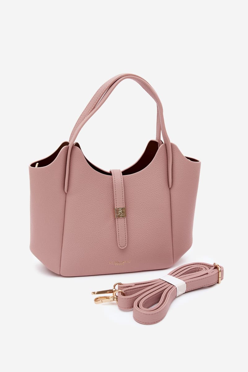 Flora&Co růžová kabelka z umělé kůže 2
