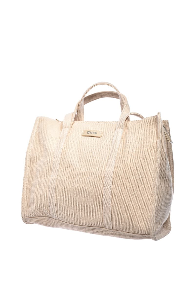 Dámská shopper kabelka Big Star, krémová 5