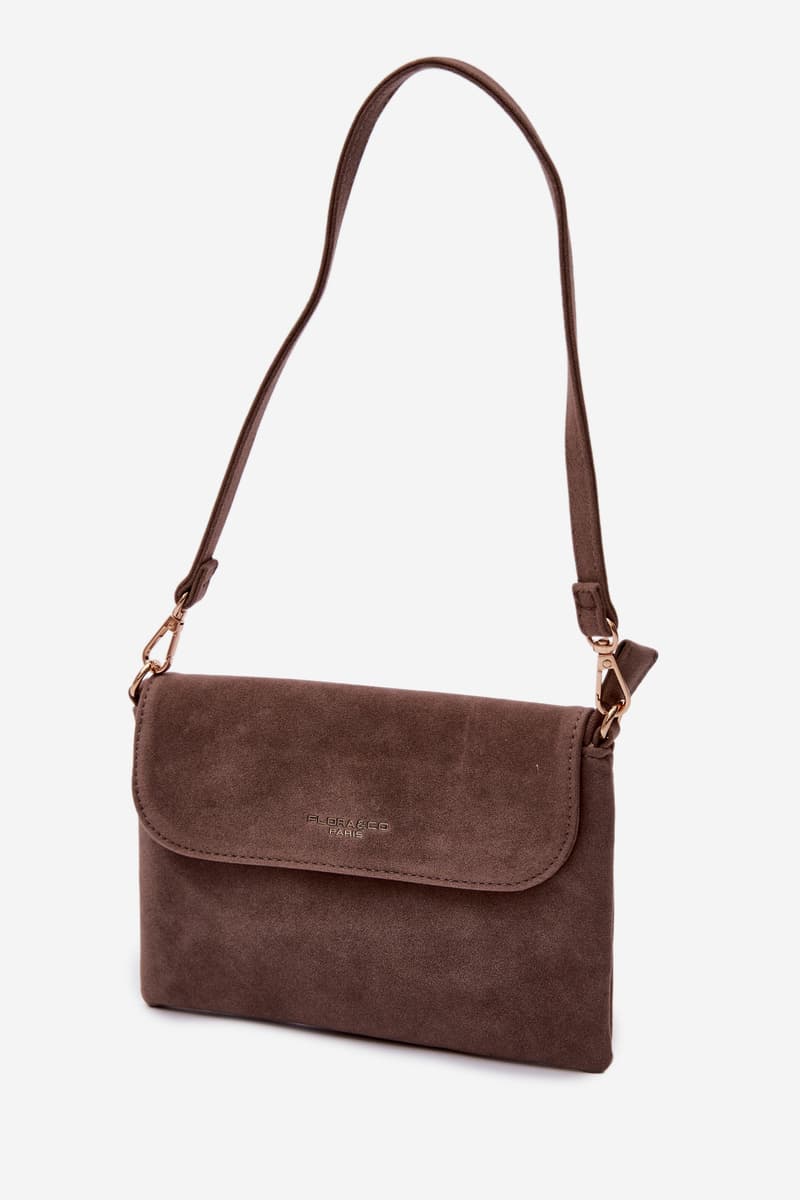 Flora&Co malá crossbody taška z eko semiše 2