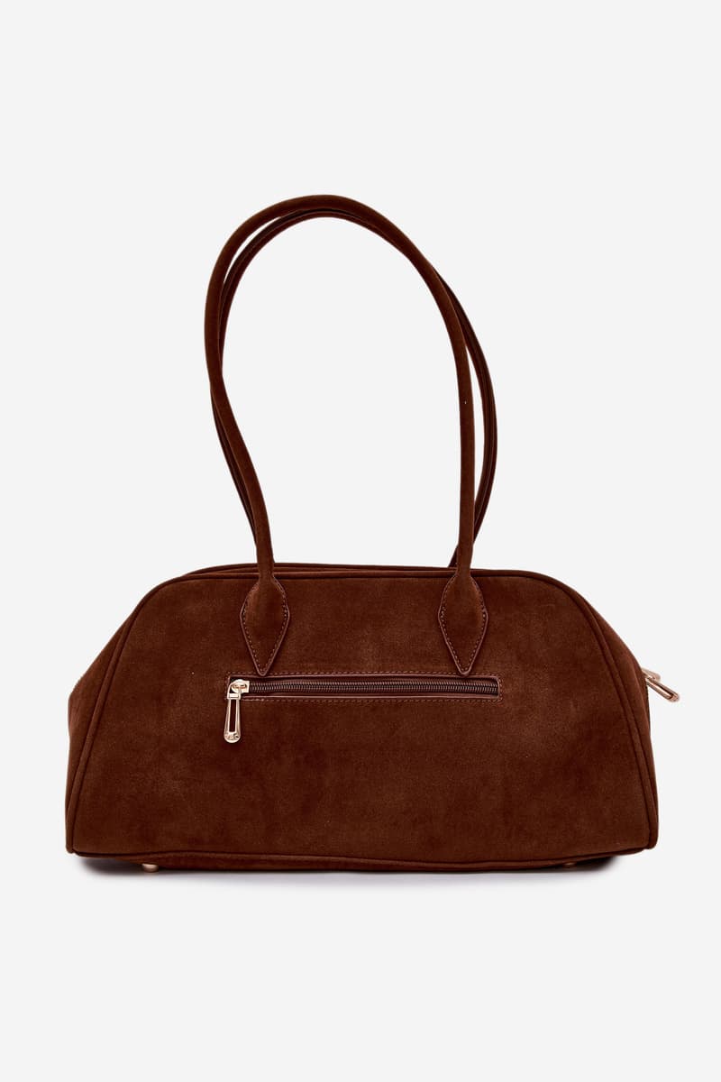 Flora&Co Dámská eko semišová kabelka Camel 3