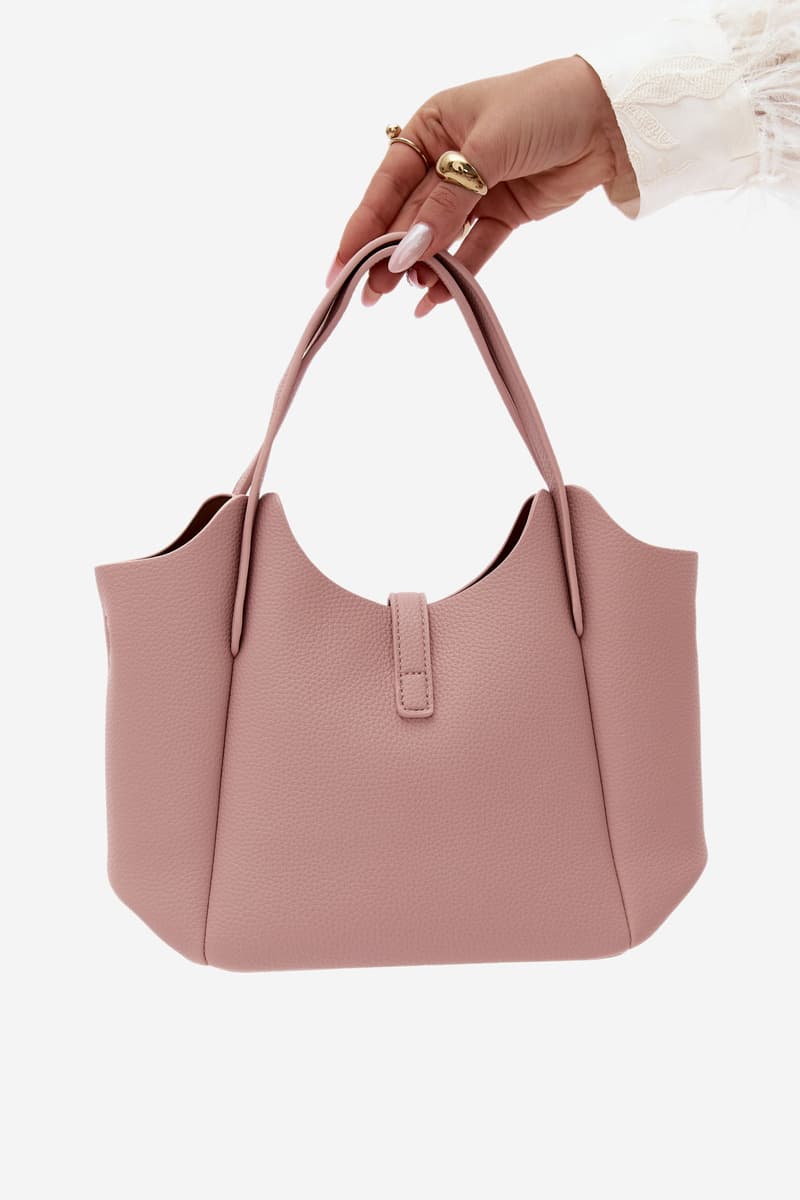 Flora&Co růžová kabelka z umělé kůže 4